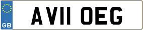 Truck License Plate